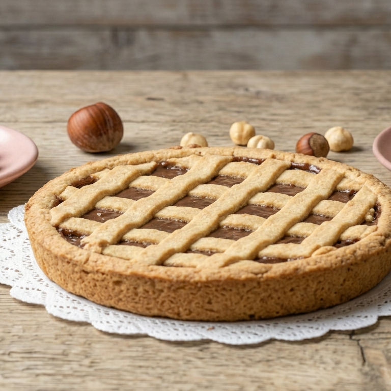 Crostata crema di nocciole