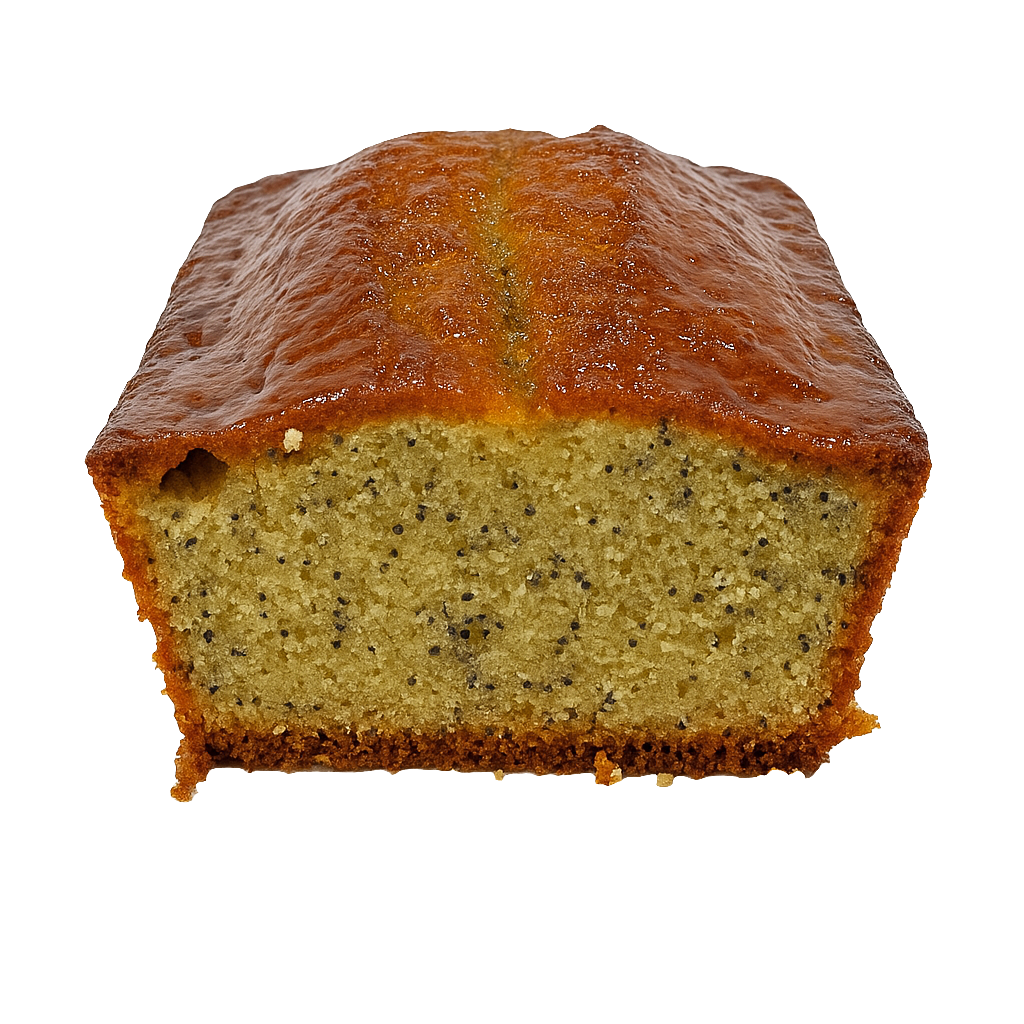 Plumcake agli agrumi e vaniglia con semi di papavero