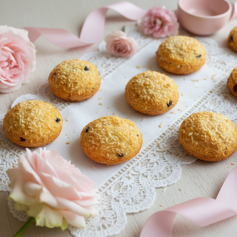 Biscotti chetogenici al cocco e cioccolato fondente artigianali — Pinti Pasticceria Lecce