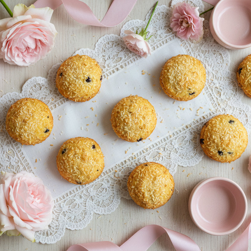 Biscotti chetogenici al cocco e cioccolato fondente artigianali — Pinti Pasticceria Lecce