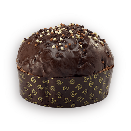 Panettone ai tre cioccolati